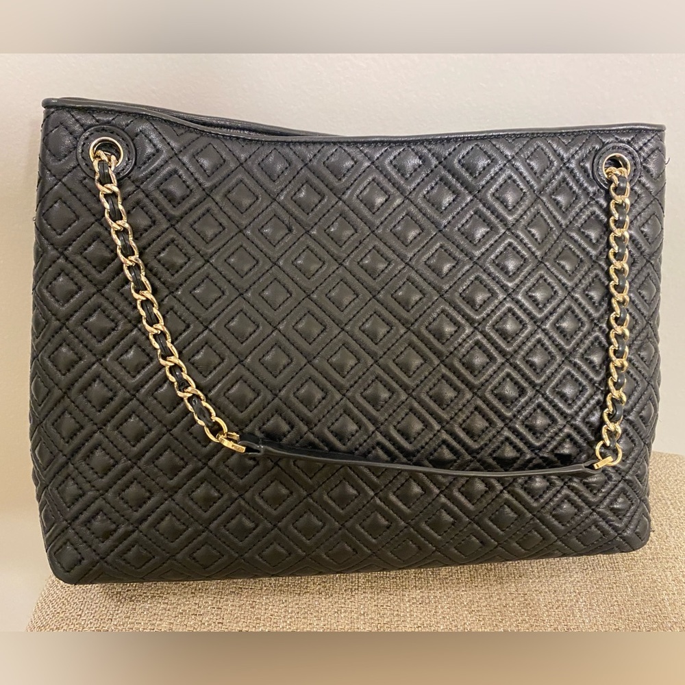 💯Tory Burch Marion Chain Slouchy Tote - Picture 2 of 15